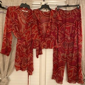 Vintage Retro Victoria Secret Pajama Set